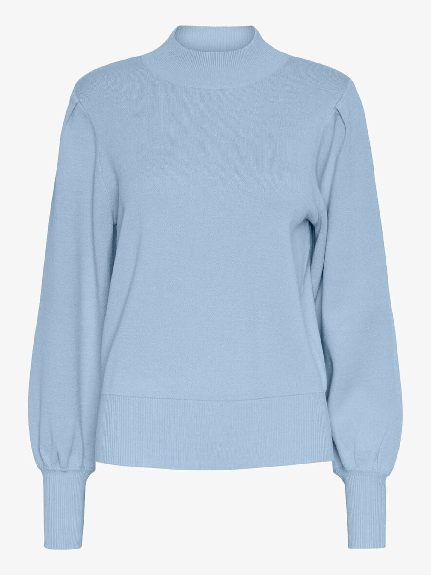 Y.A.S Fonny Long Sleeve Knit Pullover Skyway