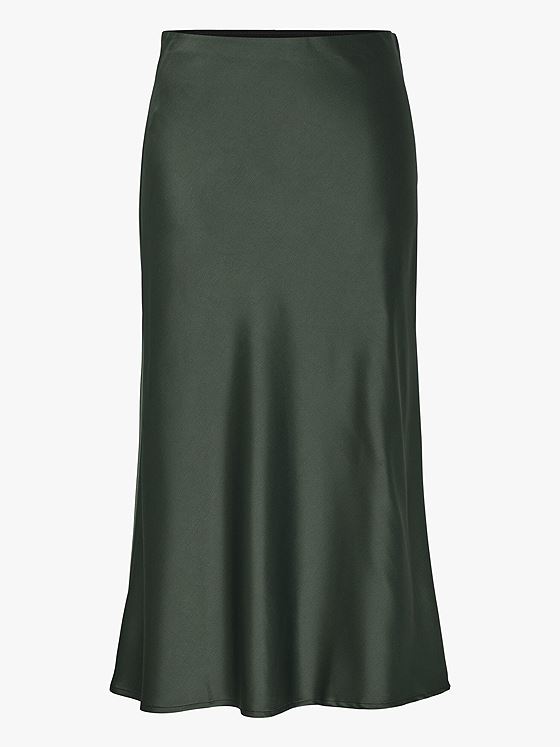 Y.A.S Pella High Wasit Midi Skirt Sycamore