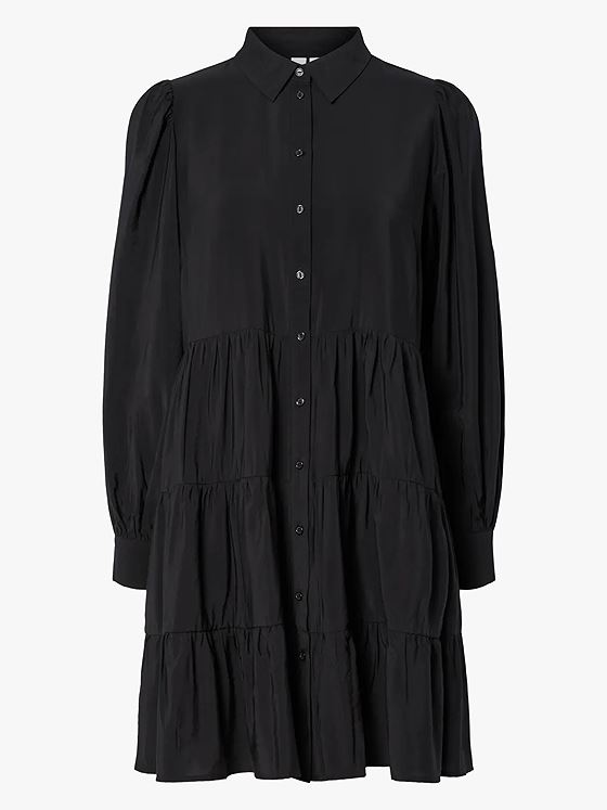 Y.A.S Pala Long Sleeve Dress Black