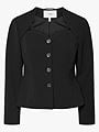 Y.A.S Favo 7/8 Blazer Top Black
