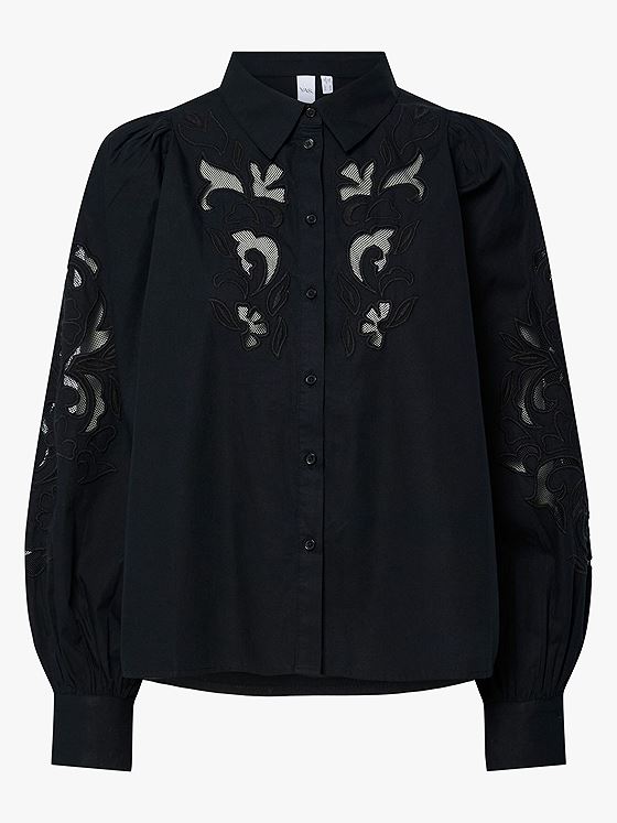 Y.A.S Zimia Long Sleeve Shirt Black