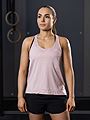 Under Armour Knockout Mesh Back Tank Retro Pink / Pink Note