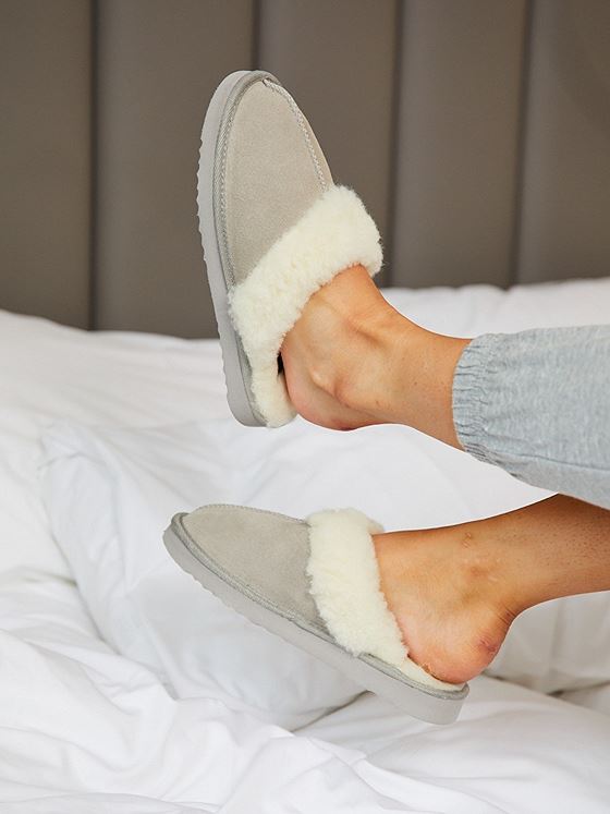 Mols Mols Tamara Warm Slipper Chateau Gray