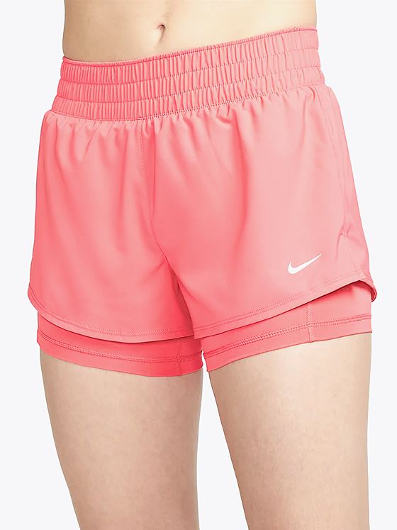 Nike One Dri-Fit Mid-Rise 2in1 Shorts Sea Coral