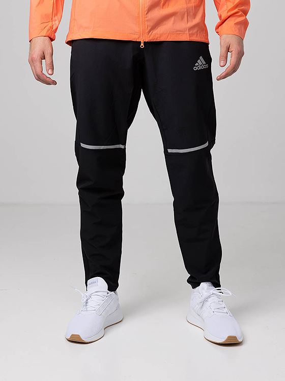 adidas Own The Run Shell Pant Black / Reflective Silver