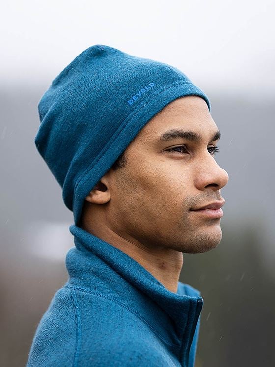 Devold Egga Grid Merino Beanie Flood