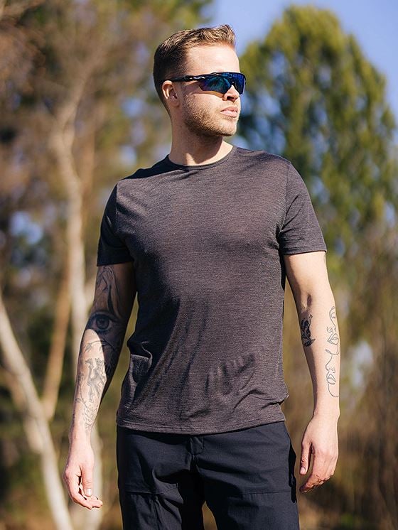 Devold Sula Merino 130 Tee Man Anthracite