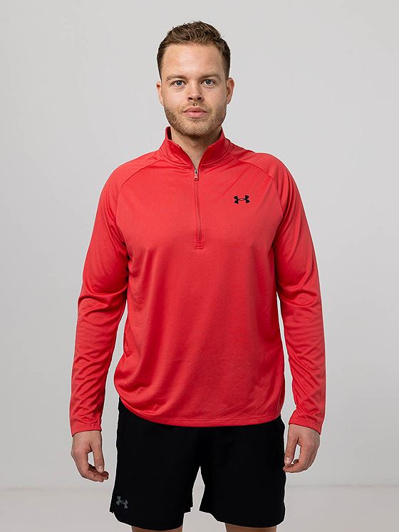 Under Armour UA Tech 2.0 1/2 Zip Rød