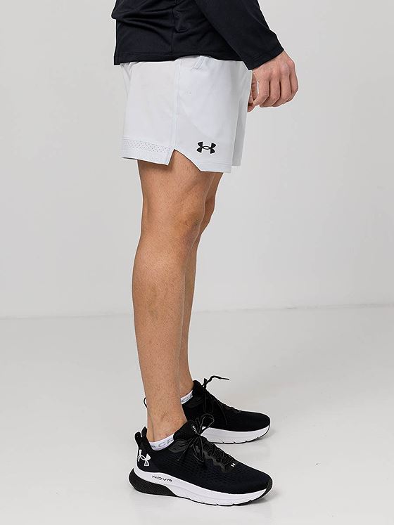 Under Armour Vanish Woven 6in Shorts Halo Gray / Black