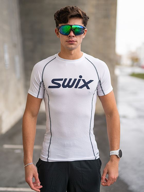 Swix Racex Bodywear Short Sleeve Men Bright white