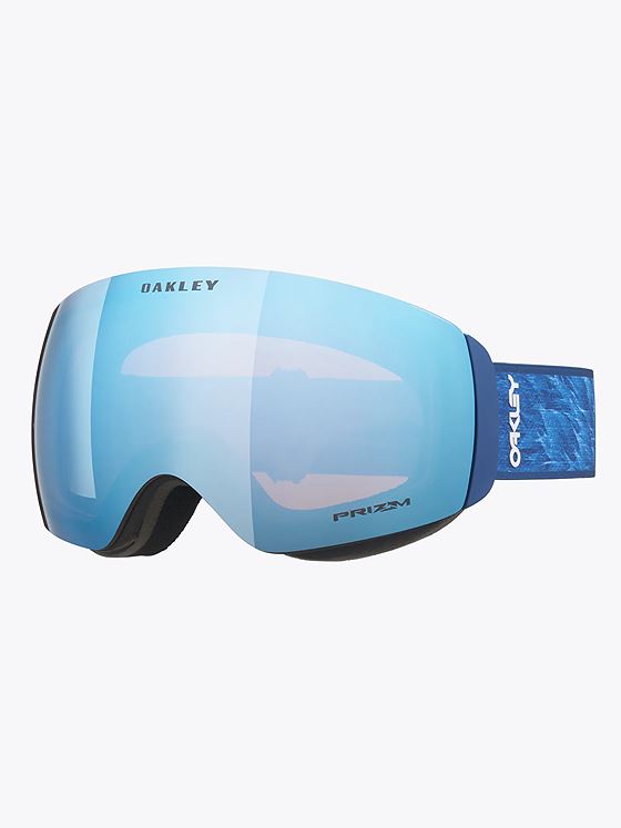 Oakley Flight Deck M Prizm Snow Sapphire Iridium Brilleglass / Navy Blaze Strop